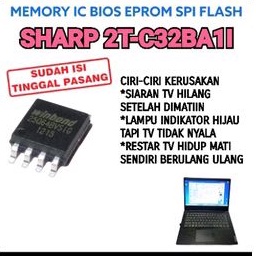 IC MEMORY EPROM SHARP 2T-C32BA1I 2T-C32BA11 IC FLASH BIOS SHARP 2T C32BA1I 2T C32BA11