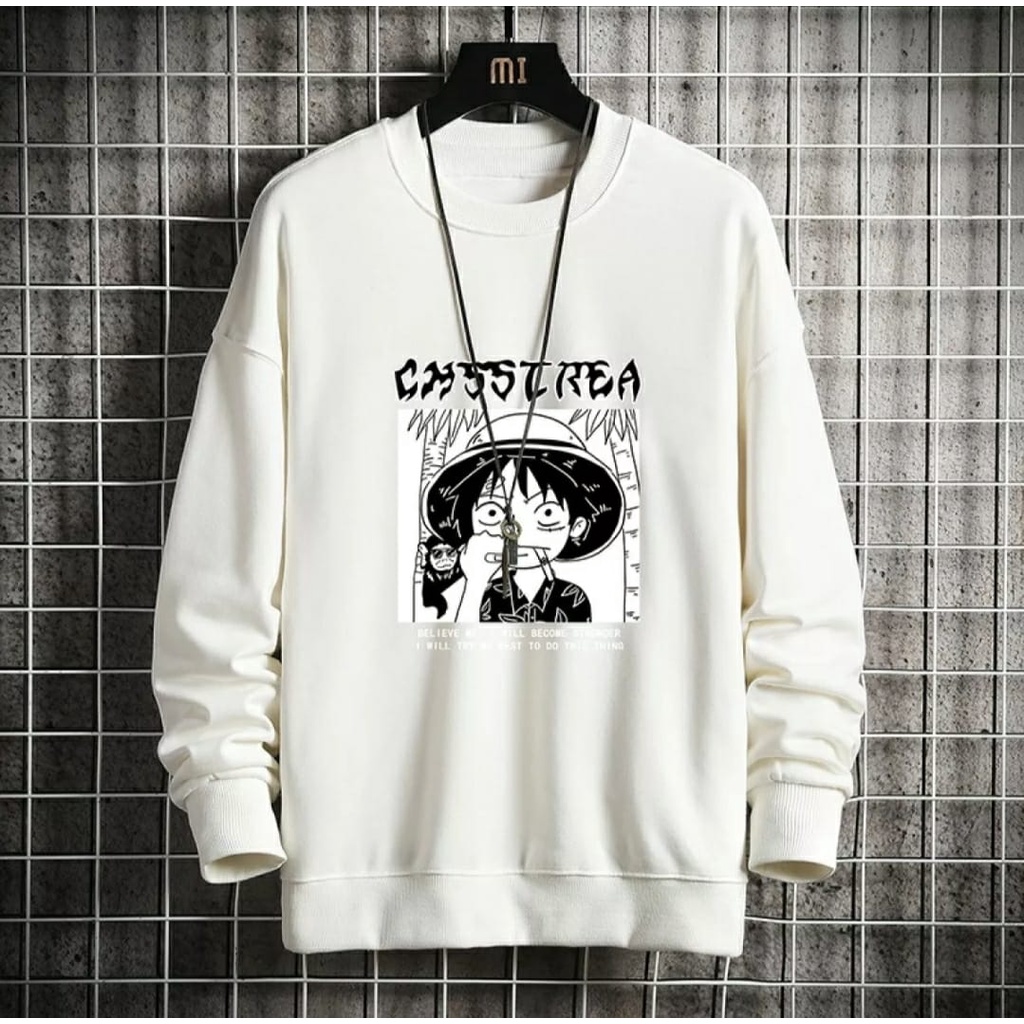 SWEATER ANIME UNISEX WHEN LUFFY / SWEATER UNISEX TEBAL