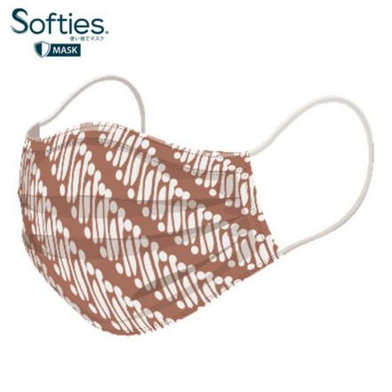 Masker SOFTIES ( Dewasa isi 5 mask ) 3ply Earloop Daily (no.144)