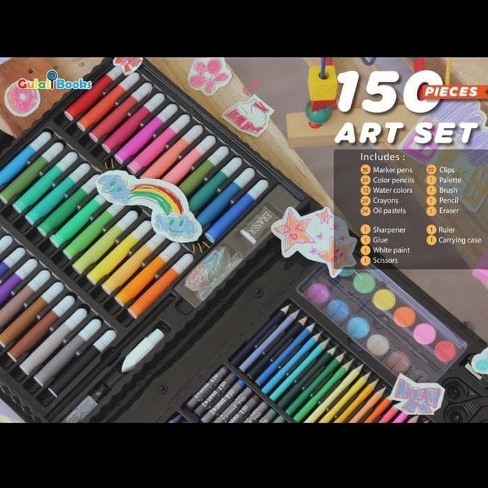 

Dijual Gulali Art Set 150 Pcs - Art Painting Set Diskon