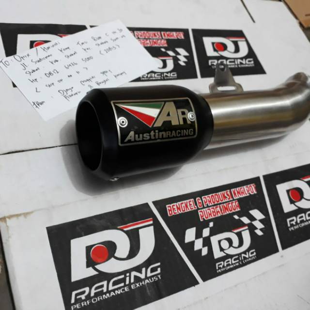 Slip on austin gp for cbr 250 rr,cbr 150 facelift, dll