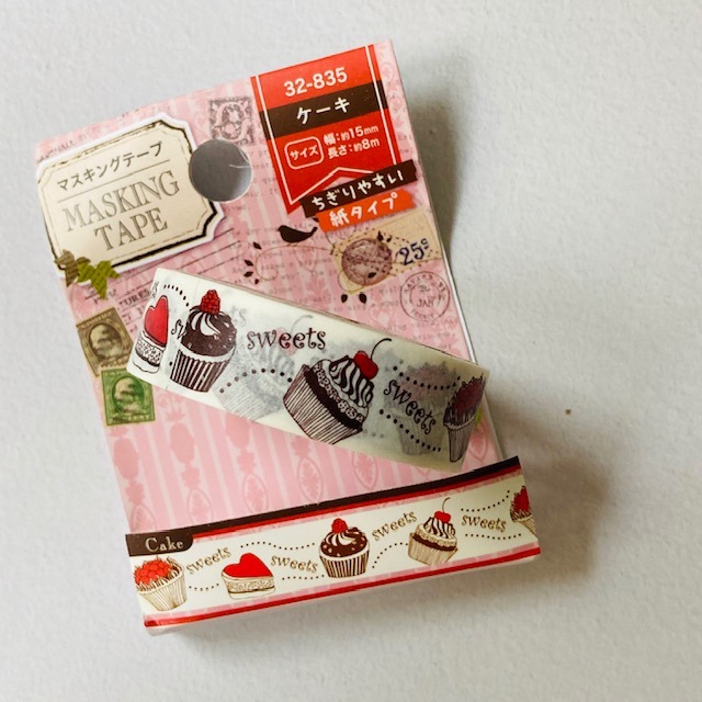 

washi tape daiso sweets cupcake