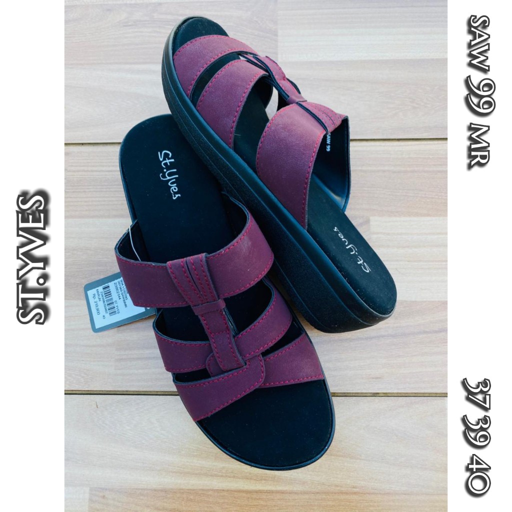 sandal maroon saw99