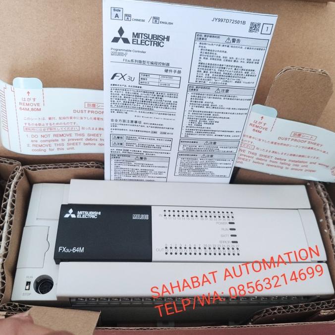 ] Mitsubishi FX3U-64MR/ES-A PLC FX3U 64MR ES A Mitsubishi PLC