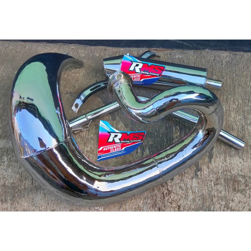 KNALPOT UDANG TRAIL NINJA R RR SS SATRIA 2 TAK SUZUKI TS 125 TS125 RX KING F1Z R FIZR FIZ R RXZ RXS