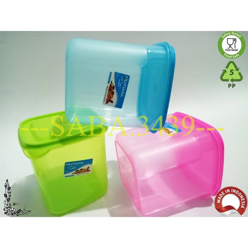 KMP Toples plastik MUTIARA / wadah bumbu / toples plastik murah