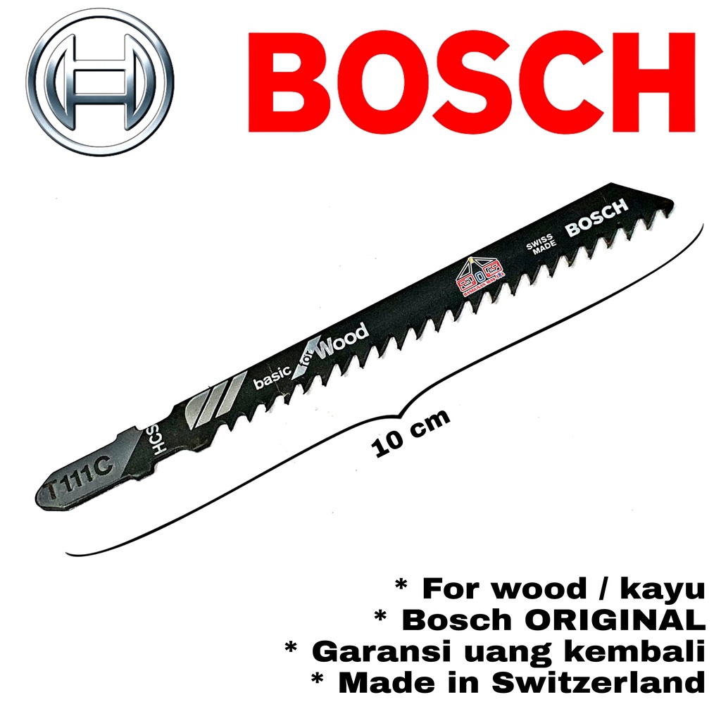 Jual MATA JIGSAW BOCSH T111C per 1 pcs MATA PISAU GERGAJI KAYU MESIN