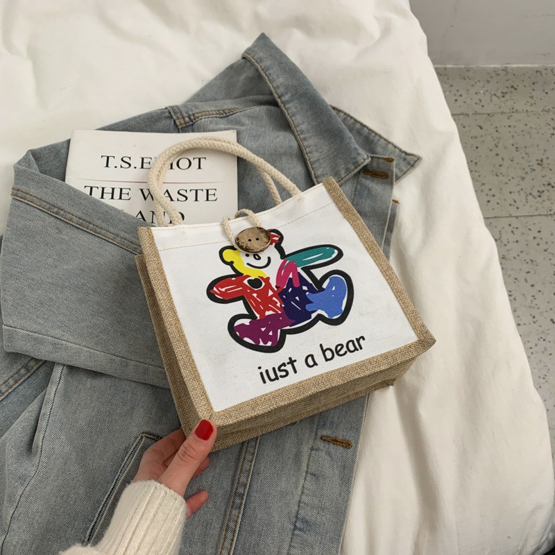 Merci Shoulder Bag Top Handle Tas Bahu vintage korean-I just Bear