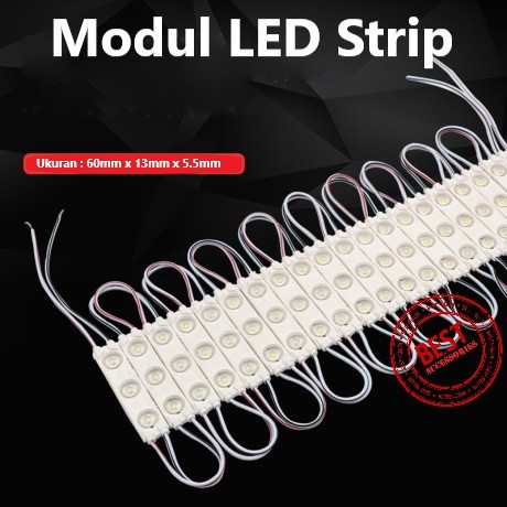 Lampu Modul Strip LED 3 Mata Bulat 1500mW CE RoHS