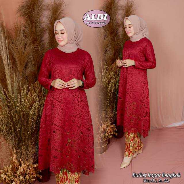 TUNIK MUSLIMAH - SET KEBAYA MODERN TUNIK BRUKAT - KEBAYA PESTA KEKINIAN