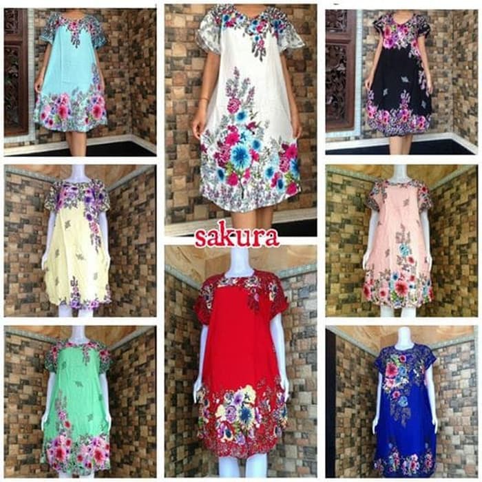 Daster bali vega / mini dress bali/ daster tidur murah katun