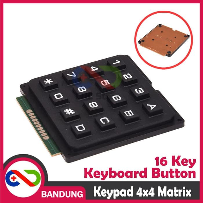 KEYPAD 4X4 MATRIX ARRAY 16 KEY KEYBOARD HARD KEYPAD MATRIX NUMERIC 10P