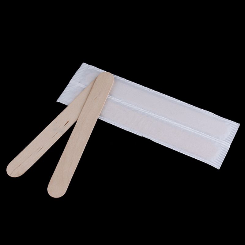 ★100pcs-Steril★ Tongue Spatel/Kayu Spatel Lidah/Wooden Tongue Depressor/Care Wooden Tongue Depressor