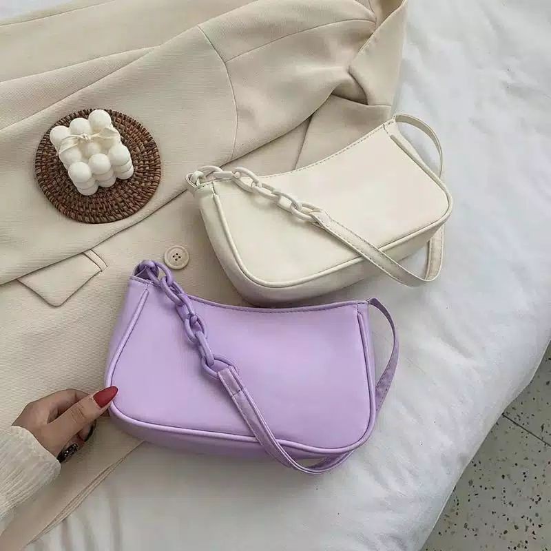 HF SILKY RANTAI GON - Shoulder Bag Wanita Tas Selempang