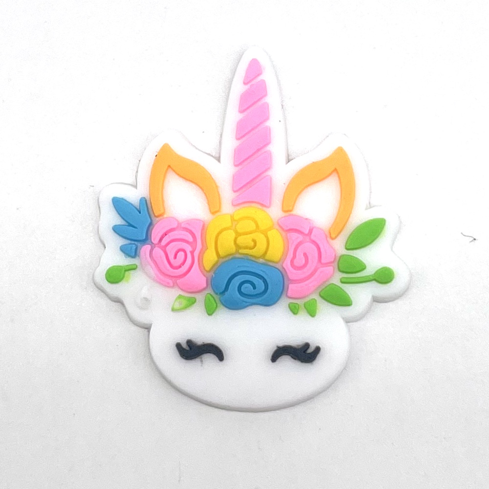 Crocs anak pria unicorn Jibbitz sendal crocs wanita charms pin Aksesoris DIY Bahan Untuk Dekorasi Sepatu Hadiah