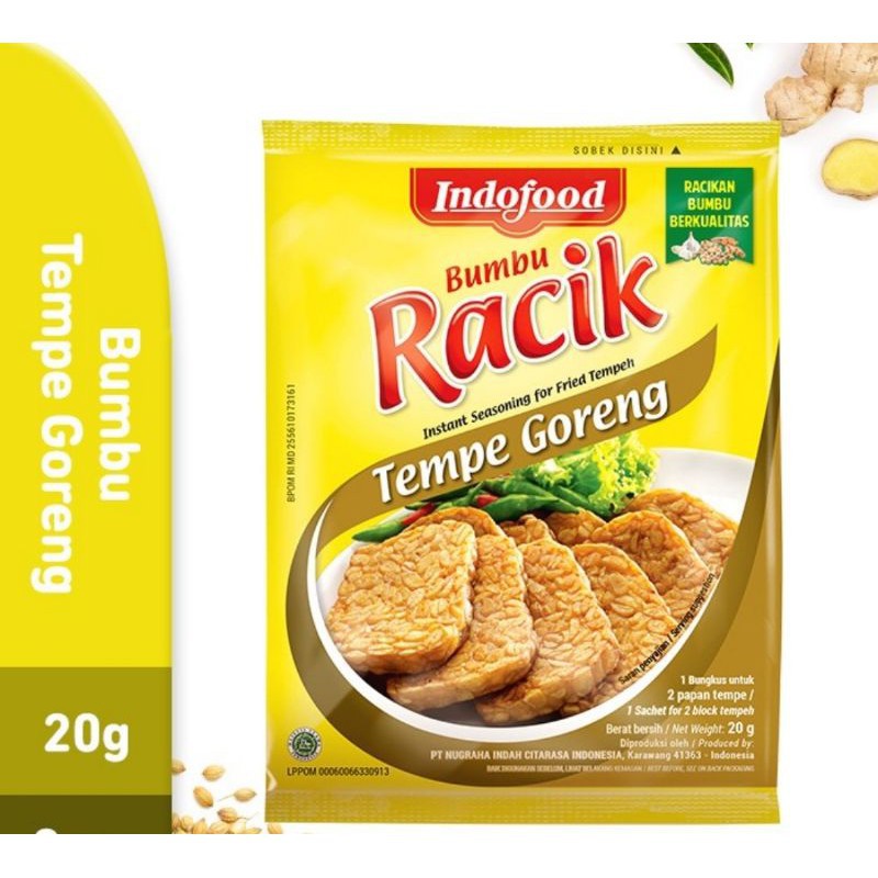 Bumbu Racik Indofood Tempe Goreng 20 Gram