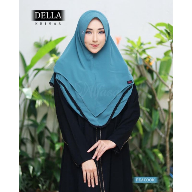 DELLA KHIMAR BY ALFASA HIJAB || HIJAB 2 LAYER ||| MATT : CERUTY BABYDOLL