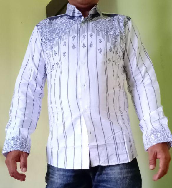 Cbl711 Kemeja Batik Pria Slim Fit Mewah Linabatikdistro Unik Baju Batik Pria Best Seller