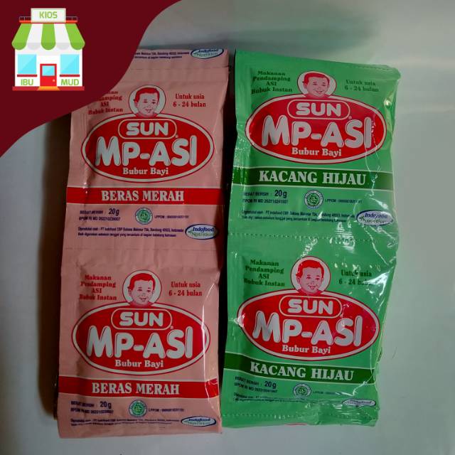 

SUN MPASI Bubur Bayi Untuk Bayi Usia 6-24 Bulan 1 Renteng Isi 10 Sachet