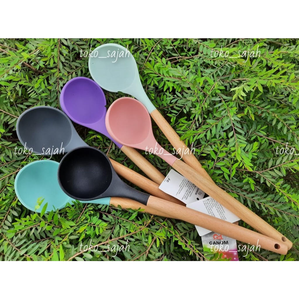 [ PROMO ] Centong Sayur Tahan Panas / Centong Silikon Tahan Panas