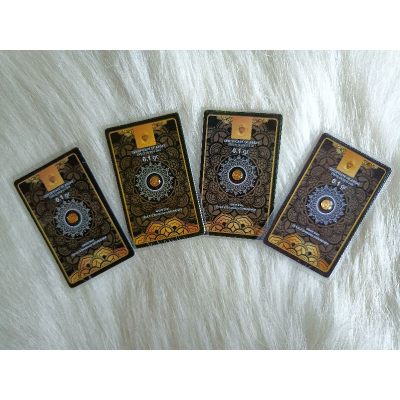 Mini Gold Black series 0,1 gram