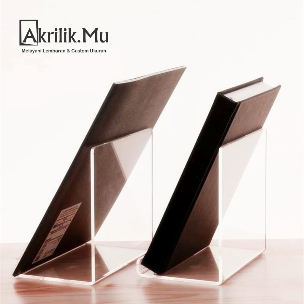 

Penyangga Buku, Pembatas Buku, Standard Book Akrilik Book end