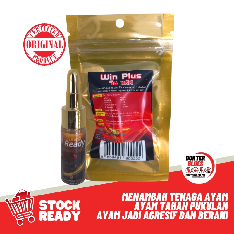 Doping Ayam Paket READY &amp; WIN PLUS Obat Vitamin Suplemn Ayam Bangkok