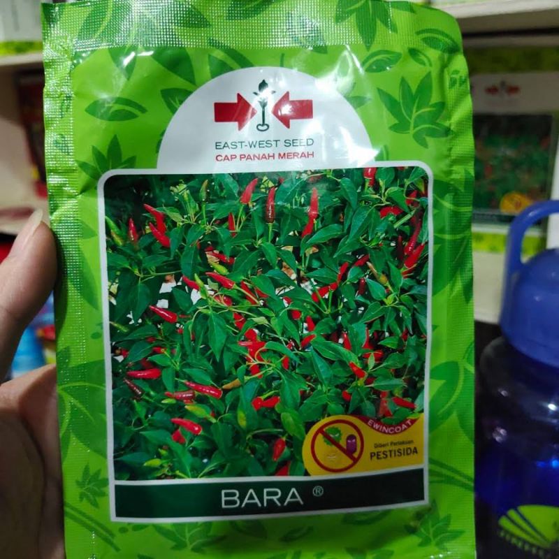 binih cabe rawit setan merk barra cap panah merah isi 500biji