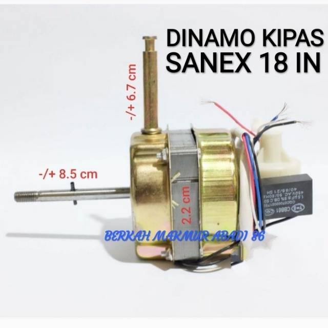 Mesin Dinamo Kipas Angin SANEX FS - 1899 Standfan Kipas Sanex 18 inch Sanex Fs1899