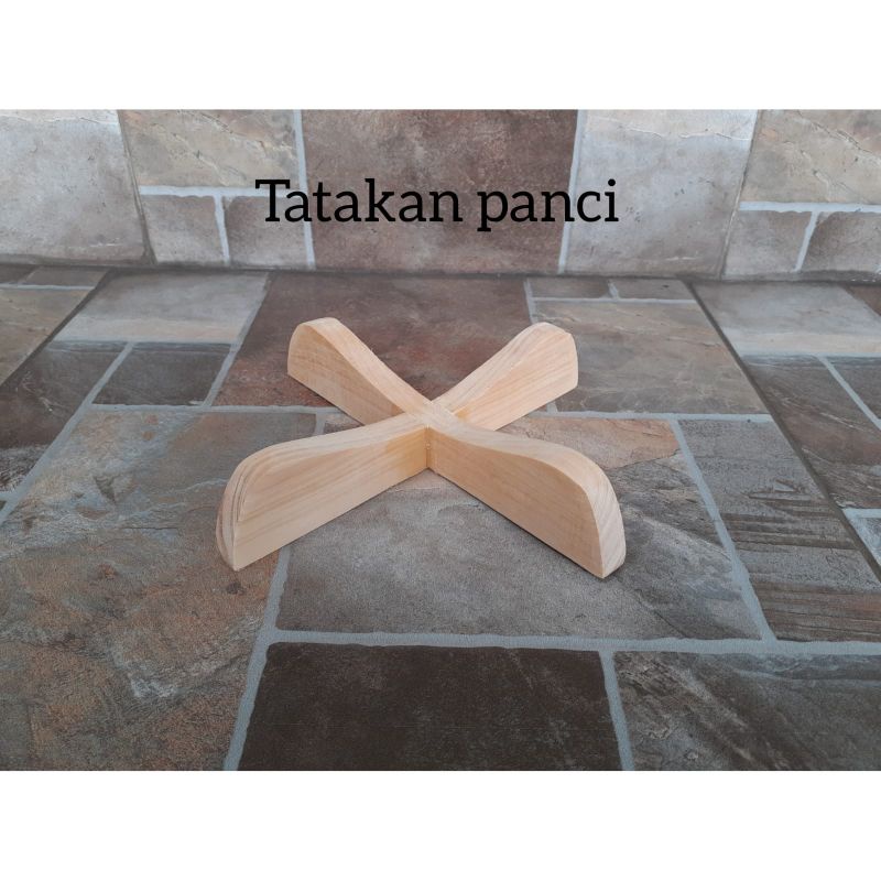 Tatakan wajan 21x21 cm/ Tatakan Panci / Tatakan Wajan Kayu Pinus