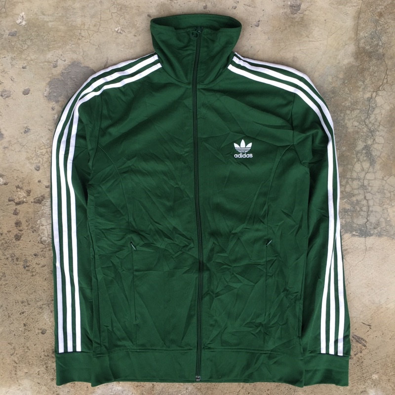 TRACKTOP ADIDAS FIREBIRD GREEN SIZE M SECOND/BRANDED/THRIFT/BEKAS
