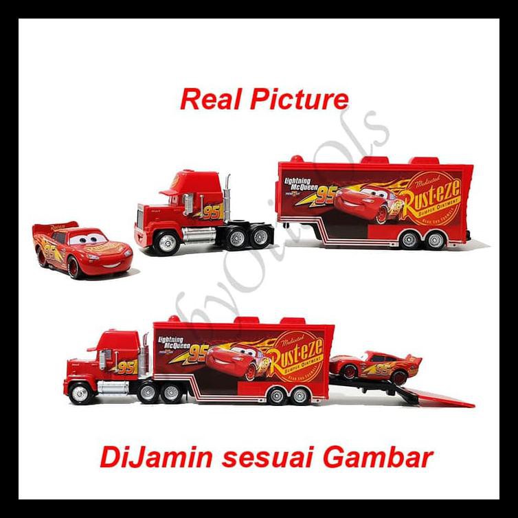 Mainan Anak Cars Lightning Mcqueen And Mack Truck Termurah