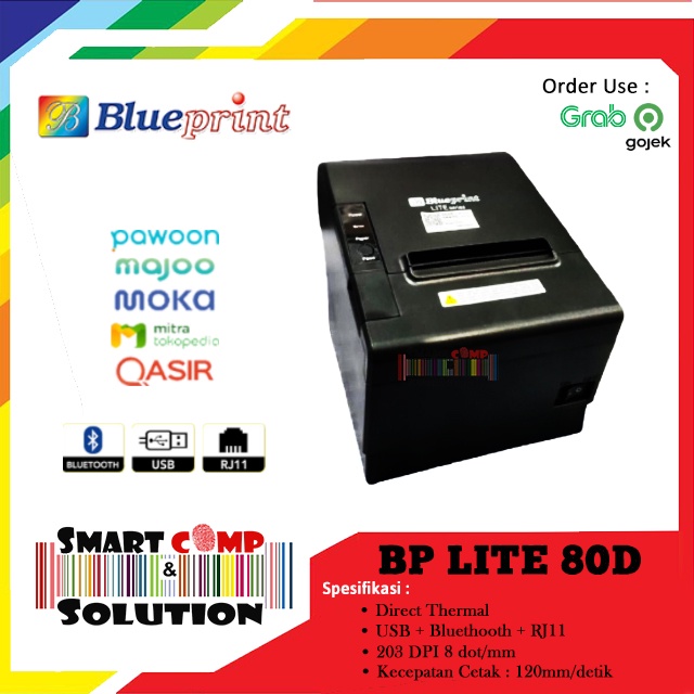 Printer Thermal Kasir 80mm BLUEPRINT Lite 80D / Lite80D USB Bluetooth