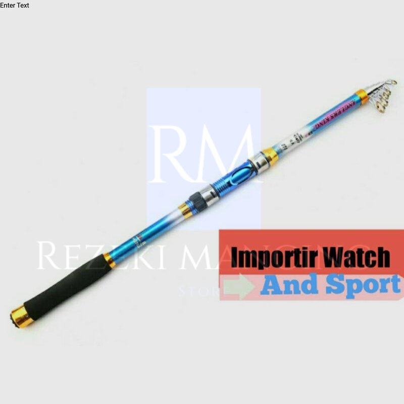 Joran Pancing yuelong Portable Telescopic Biru