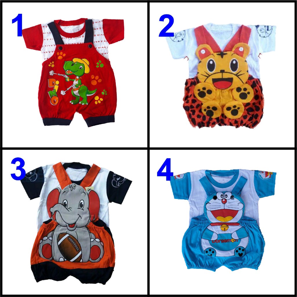 Baju anak kodok bayi - 3 Pcs 1x transaksi