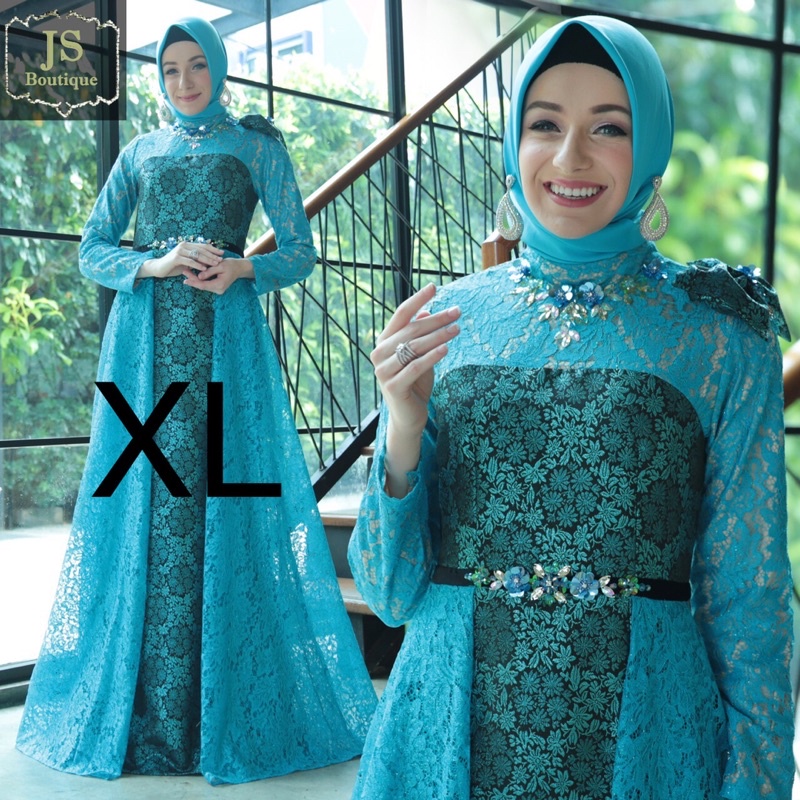 SALE gamis brokat by JS Collection