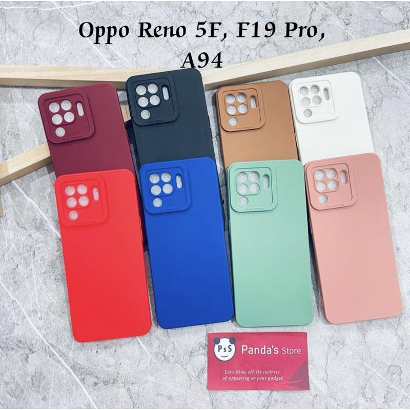 Softcase Pro Camera Oppo Reno 5F, F19 Pro, A94 Candy Case Full Color 3D Silikon TPU