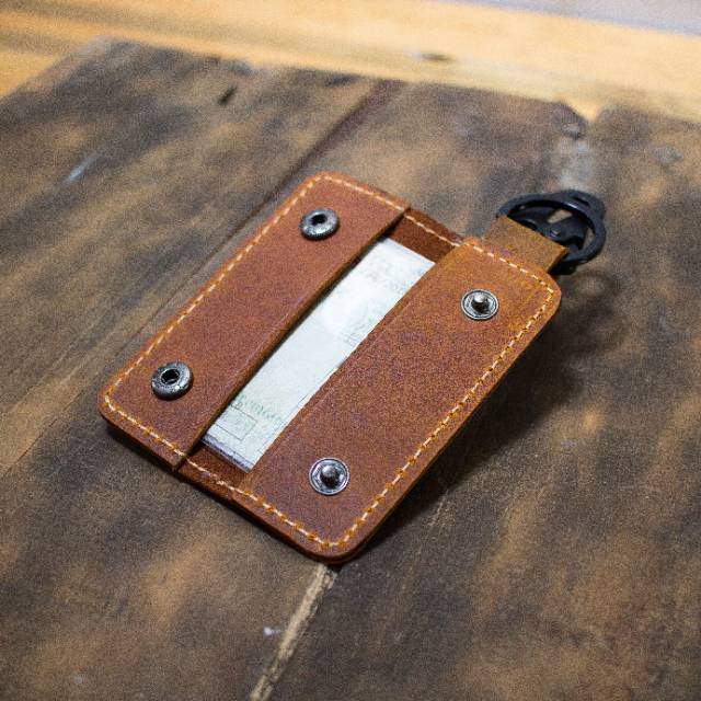 Dompet Stnk Gantungan Kunci Mobil Motor Lipat Dua Slim Free Ukir Nama Dan Logo Kendaraan Anda