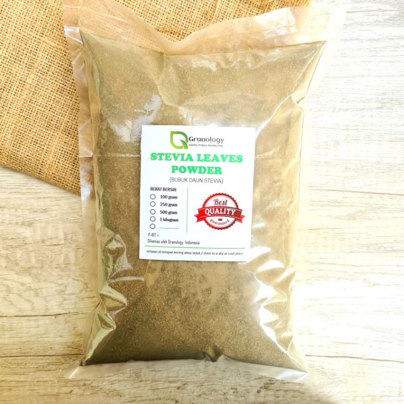 Daun Stevia Bubuk / Stevia Leaves Powder (1 kilogram) by Granology