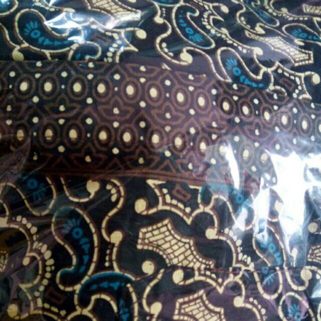 Bswart Batik Hrb026 Kenongo Hem Pendek Padi Pekalongan M L Xl Batik Pria Murah Modern Grosir Batik