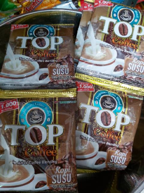 TOP Kopi Susu 3in1 (1renceng = 12sachet)