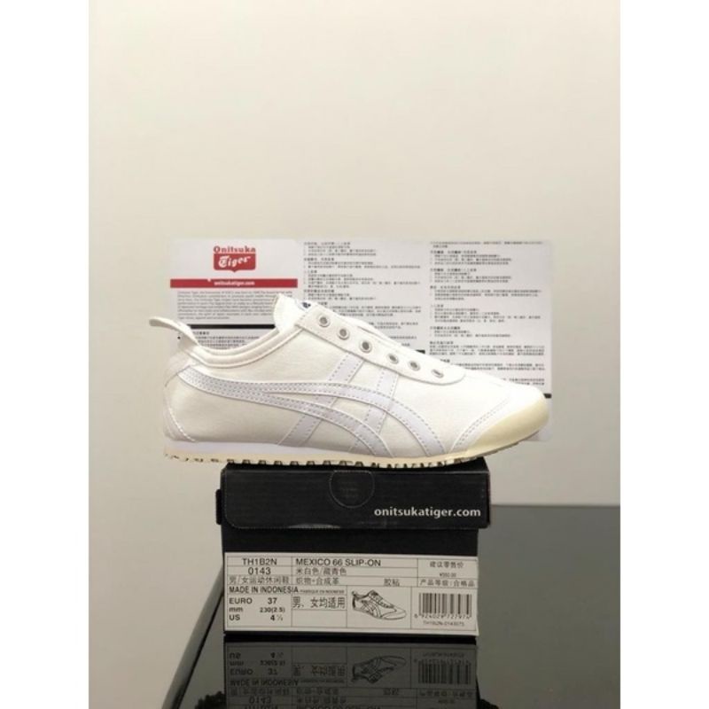 Sepatu Onitsuka Slip On Triple White