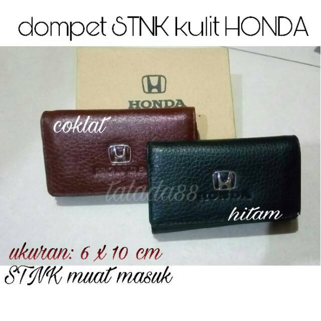 Dompet STNK kulit mobil Honda