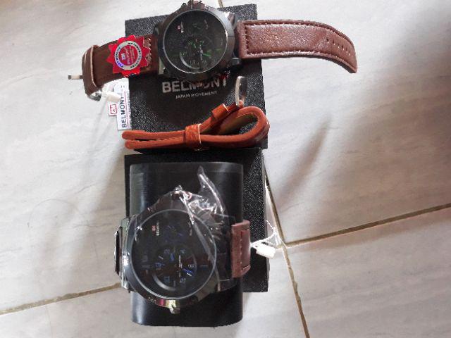 Jam Tangan Pria BELMONT Dual Time BM 8027 | Shopee Indonesia