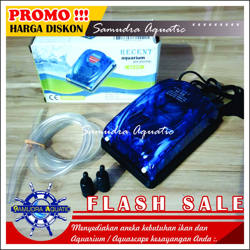 PAKET AERATOR LENGKAP 2 Lubang, Air Pump Mesin Airator Aquarium Aquascape, FREE BUBLEWRAP