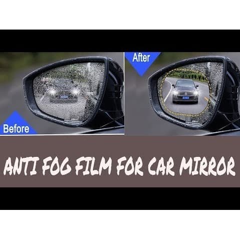 Anti Fog Oval / Anti Embun Spion Mobil Besar Universal Isi 2pcs