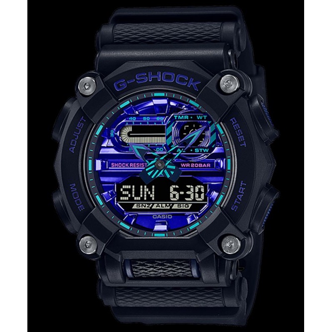 JAM TANGAN PRIA G-SHOCK GA-900VB-1ADR ORIGINAL GARANSI 2 TAHUN