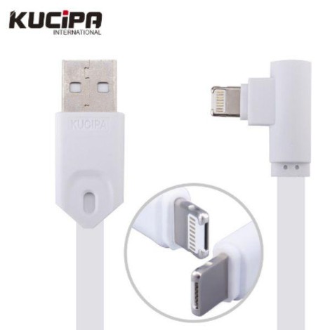 Kabel Charger Data USB 2 in 1 Combo KUCIPA 3,5A 1Port Micro dan Lightning