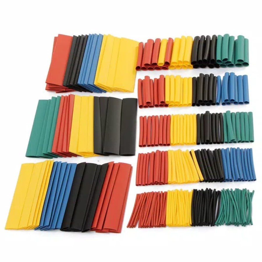 paket heat shrink tube 328 pcs / solasi bakar / isolator bakar