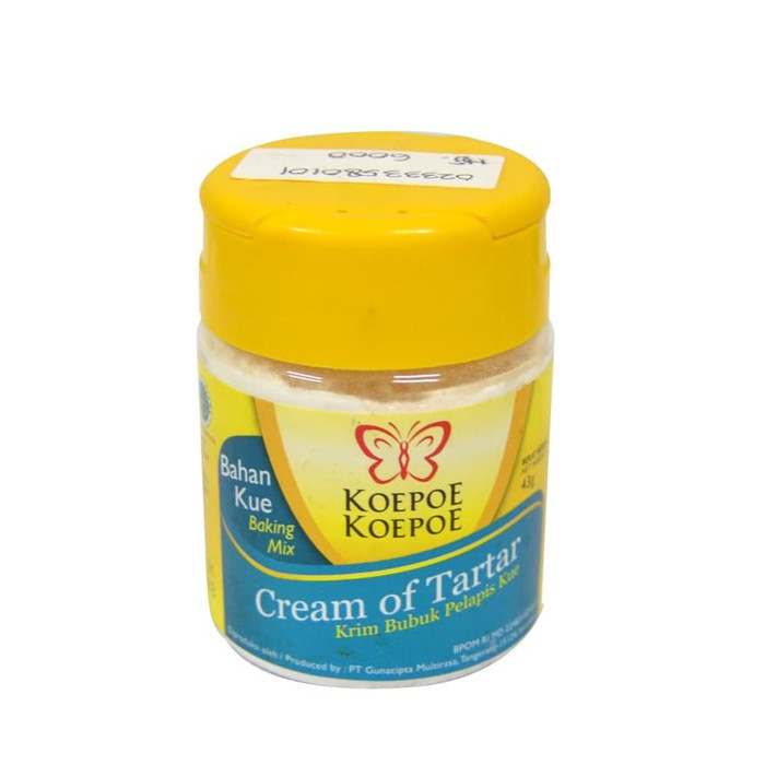 

Jual Cream Of Tartar 43gr Cap Koepoe Koepoe Diskon